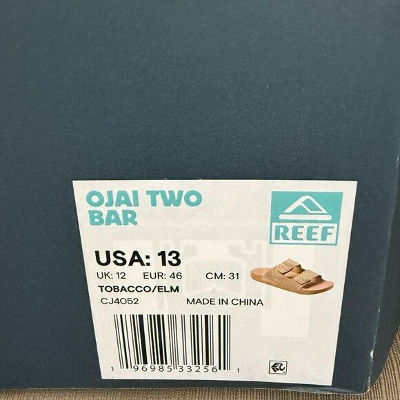 Reef Ojai Two Bar Tobacco Size 13 NWT in packaging - Picture 7 of 12
